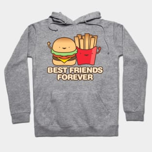 Hamburger Day Best Friends Forever Hoodie